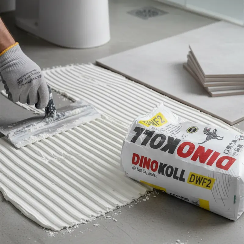 چسب کاشی و سرامیک پودری DWF2 دینوکل 25 کیلوگرم