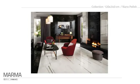 اسلب پرنیان طرح مارما سفید نانو پولیش سایز 270*120