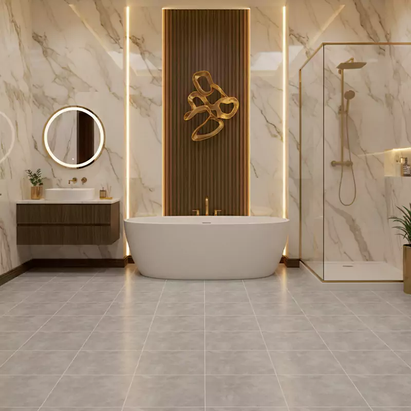 پرسلان الوند طرح رادین طوسی روشن مات سایز 30*30