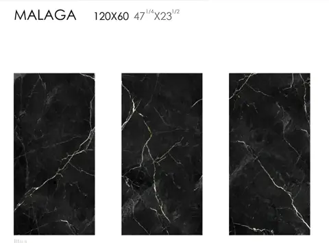 پرسلان الوند طرح مالاگا مشکی پولیش سایز 120*60