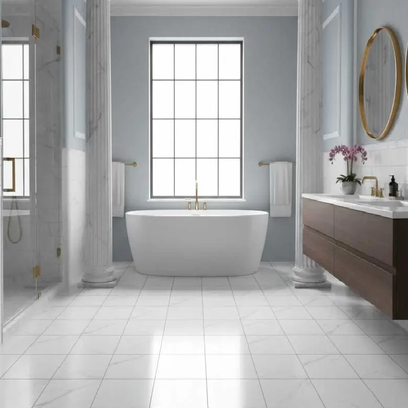 پرسلان الوند طرح نادیلو سفید مات سایز 30*30