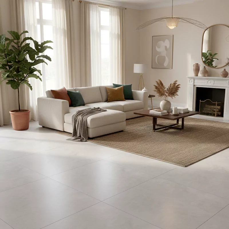 پرسلان صبا طرح راکفورد طوسی مات سایز 80*80