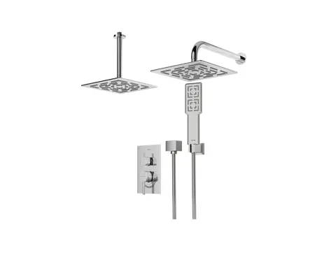 شیر حمام توکار شودر مدل رومر تیپ 3 BRASS