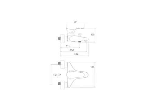 شیر حمام شودر مدل لرد