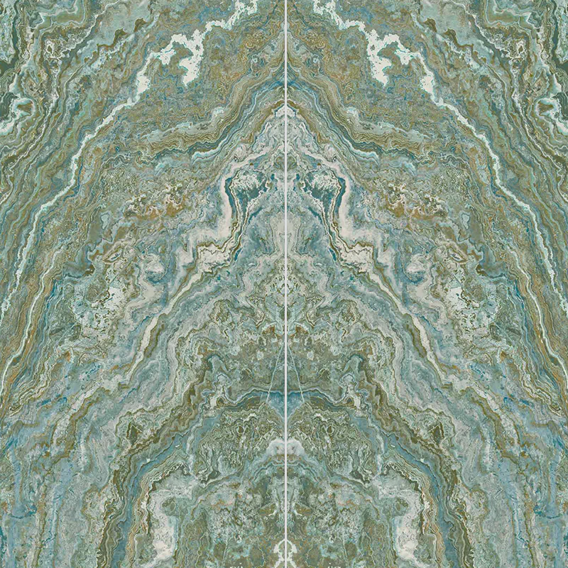 اسلب پرنیان طرح بوک مچ کرون سبز نانو پولیش سایز 240*120