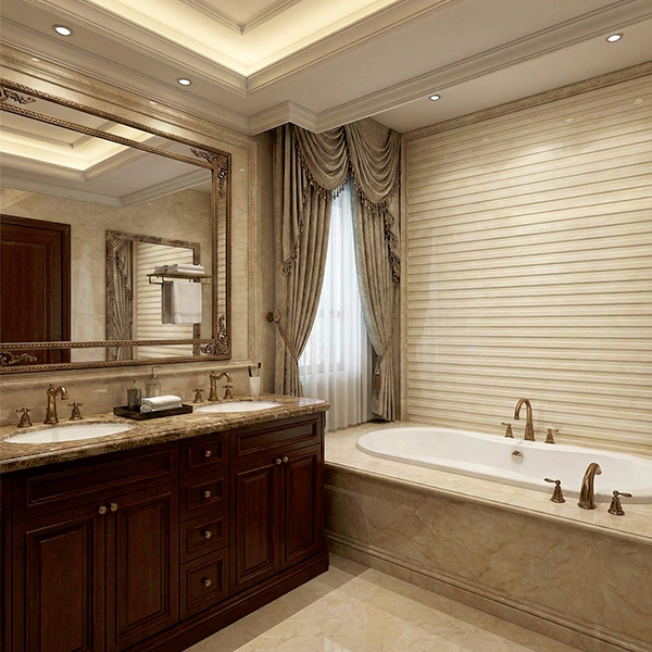 سرامیک سرام نگار طرح دنیز کرم دکور خطی مات سایز 90*30