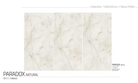 اسلب پرنیان طرح پارادوکس کرم نانو پولیش سایز 240*120