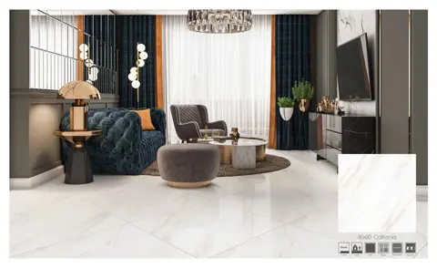 پرسلان صبا طرح کالیفرنیا کرم مات سایز 80*80