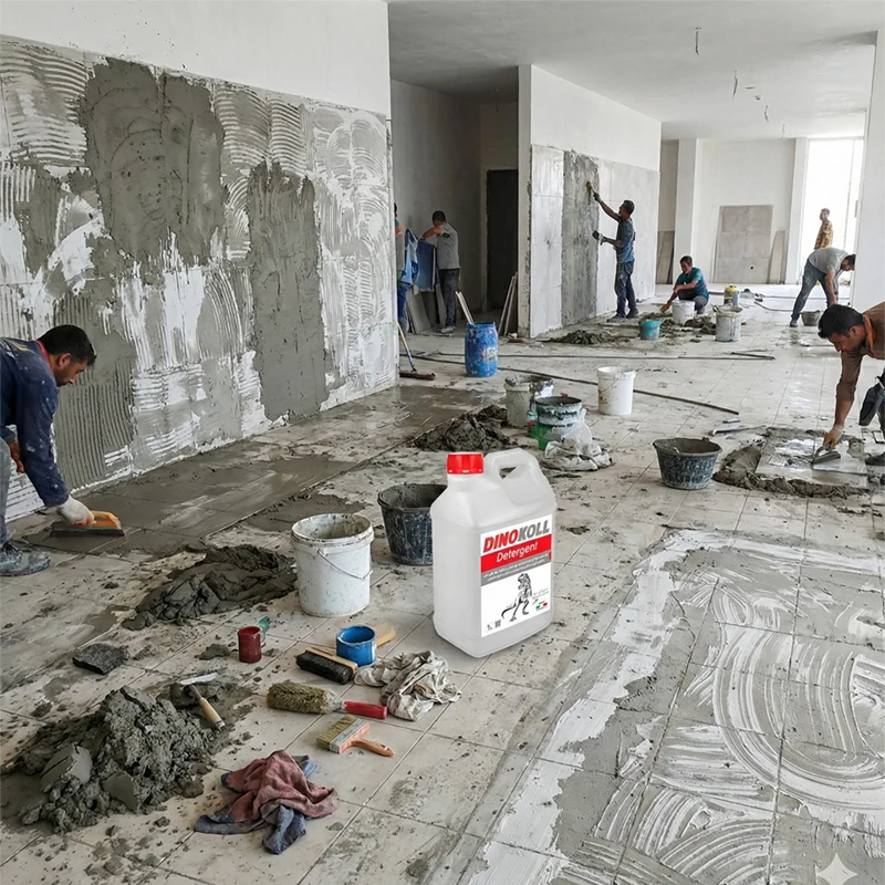 پاک کننده گچ و سیمان Detergent دینوکل 1 لیتر