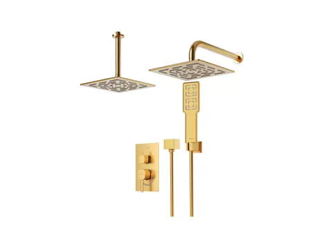شیر حمام توکار شودر مدل رومر تیپ 3 BRASS