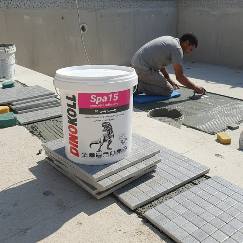 چسب بتن Spa 15 دینوکل 3 کیلوگرم