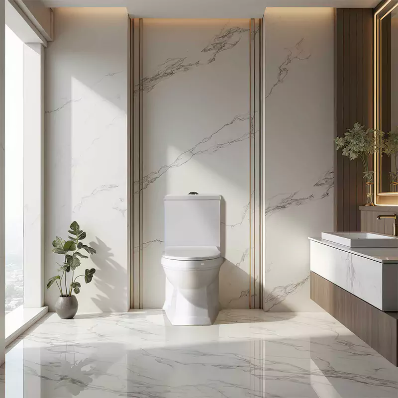 توالت فرنگی پارس سرام مدل ویداس پلاس بیده دار