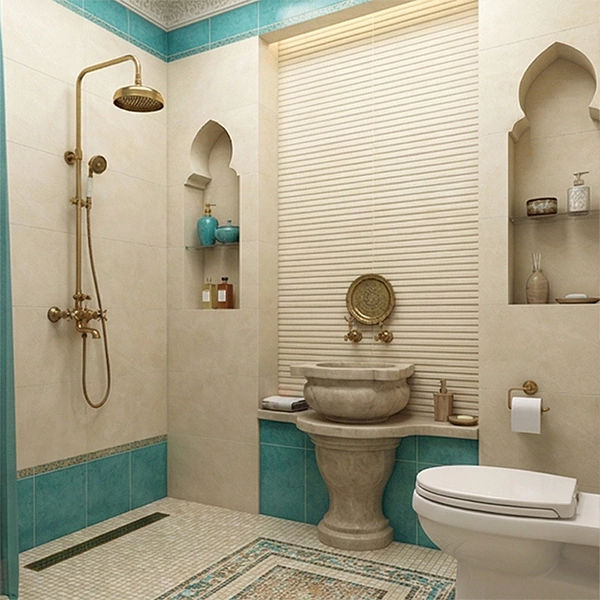 سرامیک سرام نگار طرح دنیز کرم دکور خطی مات سایز 90*30