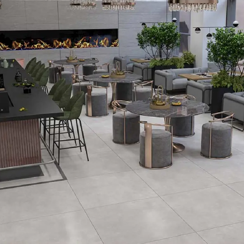 پرسلان الوند طرح بلانش طوسی روشن مات سایز 80*80