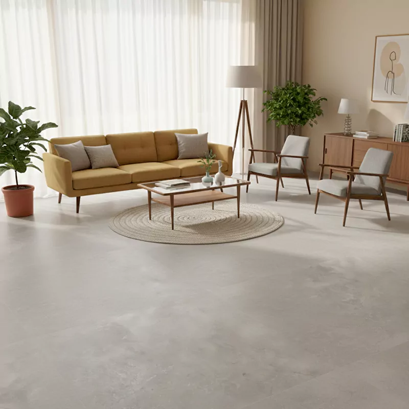 پرسلان صبا طرح سایمون طوسی تیره مات سایز 80*80