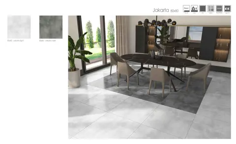 پرسلان صبا طرح جاکارتا طوسی روشن مات سایز 80*80