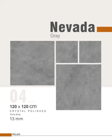 پرسلان ایفا سرام برند میلان طرح نوادا طوسی پولیش سایز 120*120