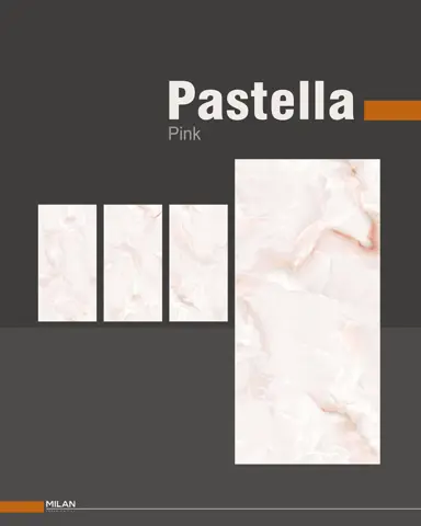 پرسلان ایفا سرام برند میلان طرح پاستلا صورتی نانو پولیش سایز 160*80