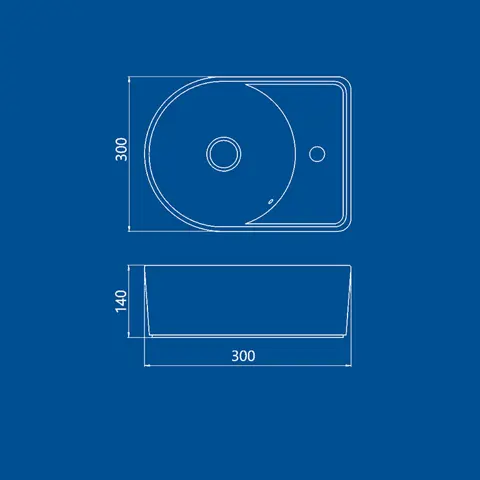 روشویی روکابینتی کرد مدل ویولت