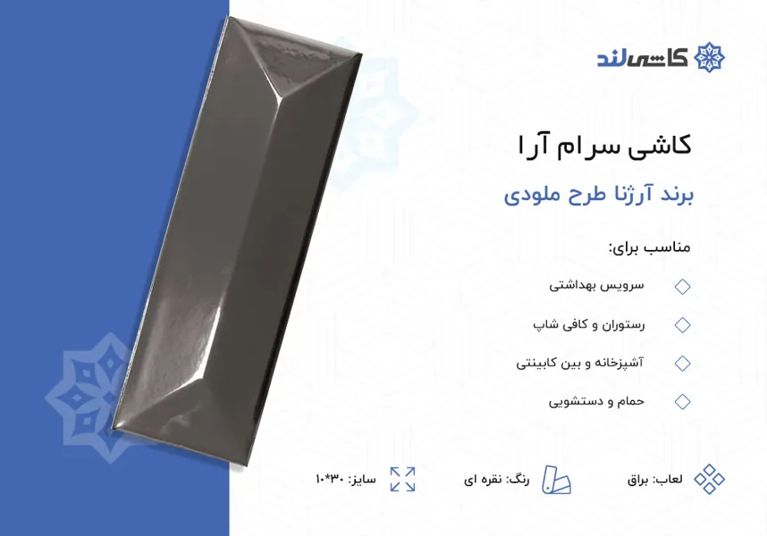 کاشی سرام آرا برند آرژنا طرح ملودی نقرهای براق سایز 10-30.jpg کاشی سرام آرا برند آرژنا طرح ملودی نقرهای براق سایز 10-30.jpg